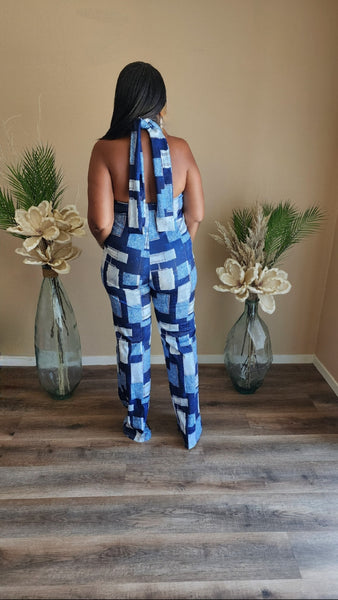 Patch Work Jumpsuit