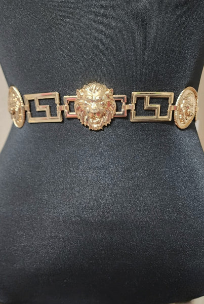 Lion head Chain Link Belt