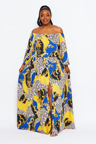 Touch Of Vibrancy Maxi Dress Plus Size