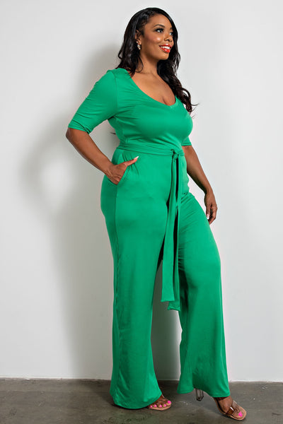 Keep It Calm Plus Size jumpsuit