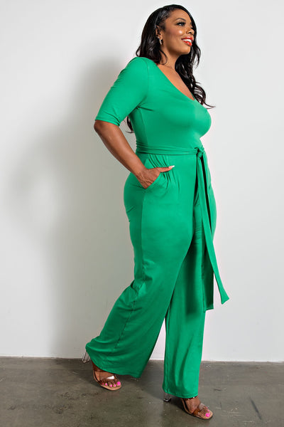 Keep It Calm Plus Size jumpsuit